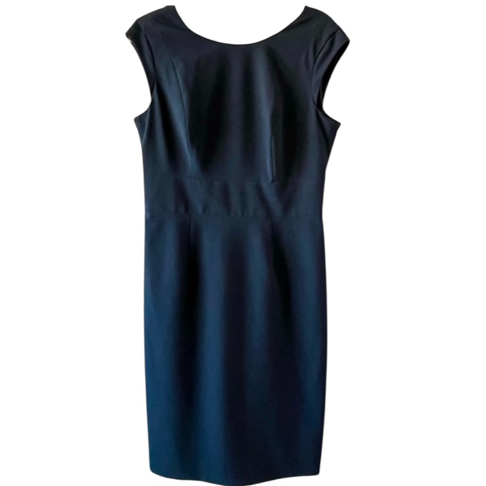 The Limited Navy Blue Sheath Dress SZ 14 Petite
